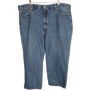 Levi's Mens Size 46 x 25.5 Jeans 550 Relaxed Fit Tapered Denim Blue Five Pocket